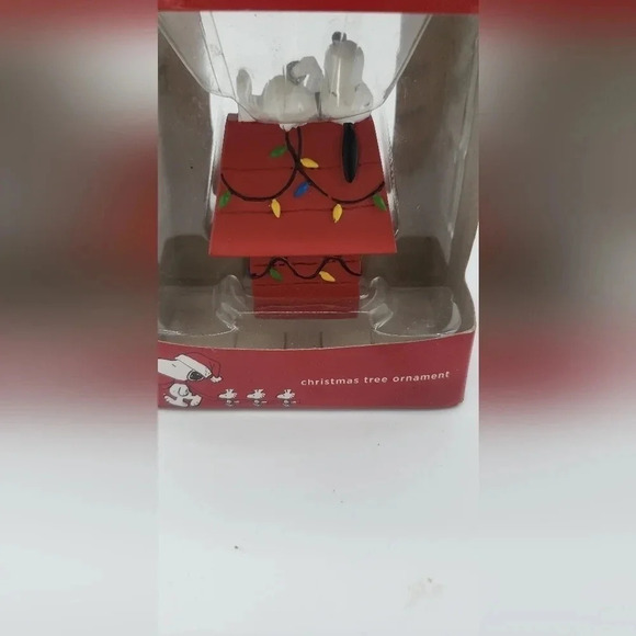 HALLMARK PEANUTS SNOOPY ON DOGHOUSE CHRISTMAS LIGHTS ORNAMENT~1ST PRIZE - Picture 3 of 8